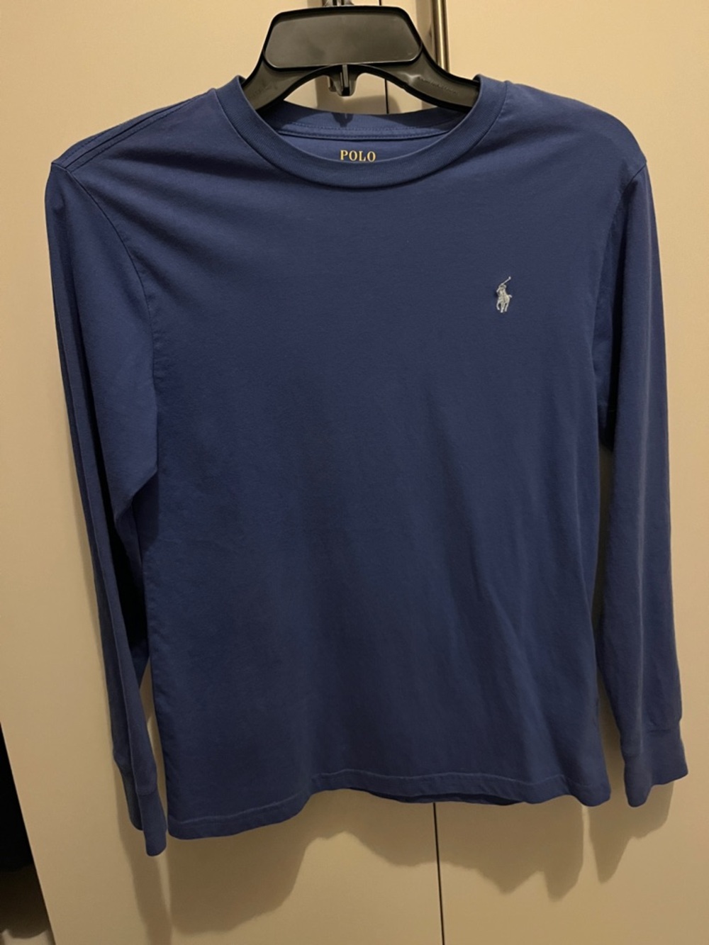 Blue long sleeve shirt Polo Ralph Lauren size 10/12 for boys